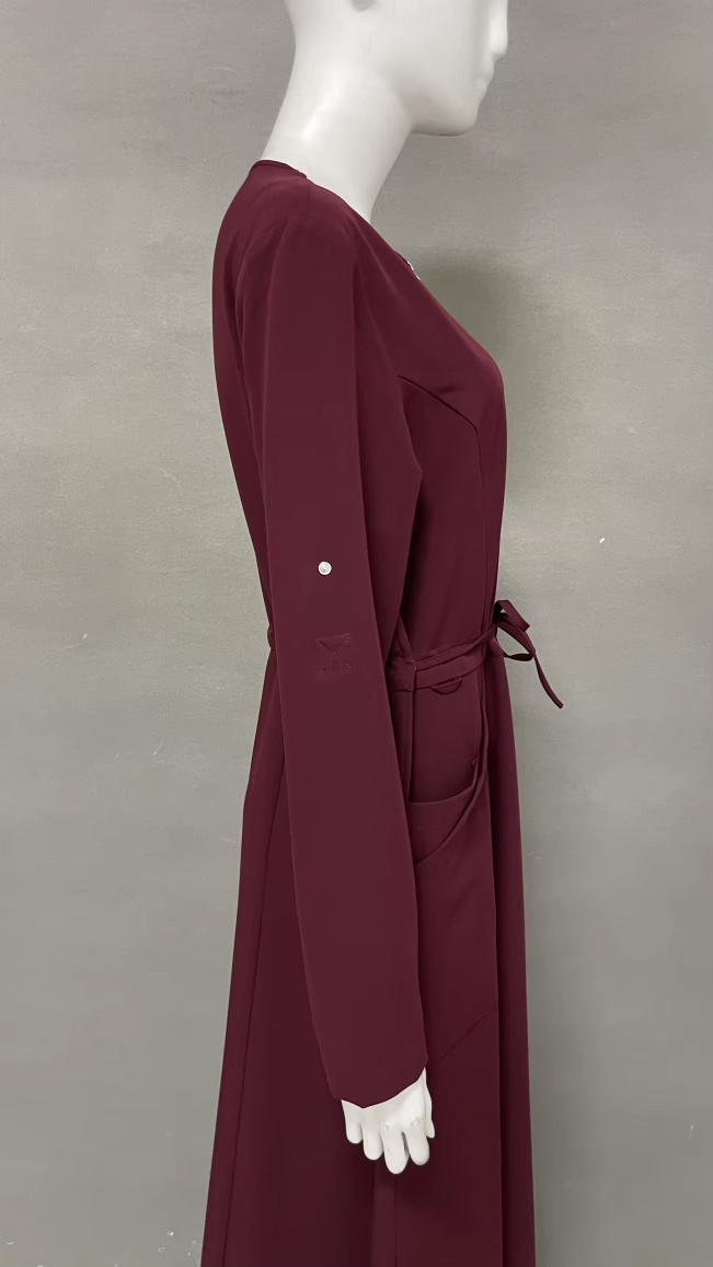 Haya Full Length Scrub Dress
