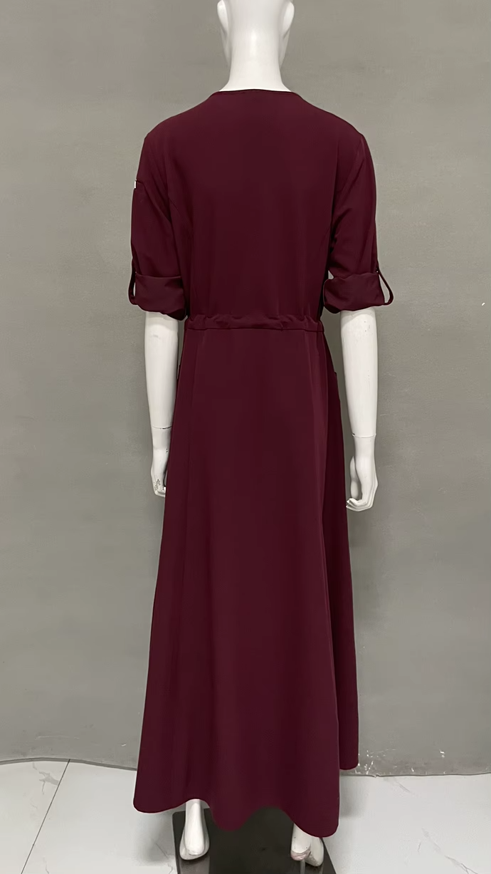 Haya Full Length Scrub Dress