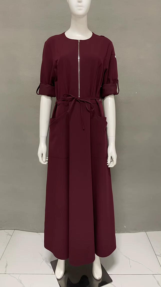 Haya Full Length Scrub Dress