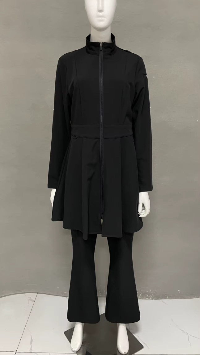 Faly Knee Length Scrub Top