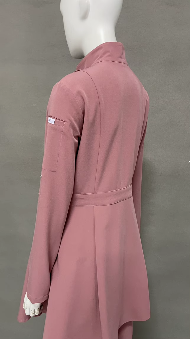 Faly Knee Length Scrub Top