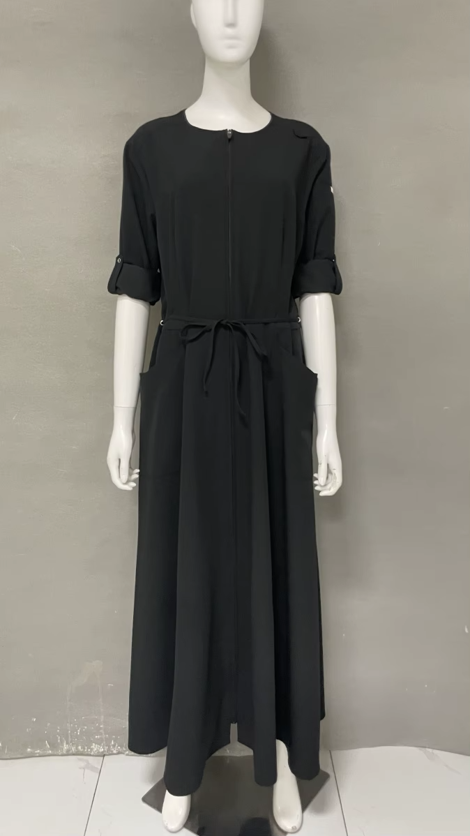 Amyra Full Length Scrub Dress
